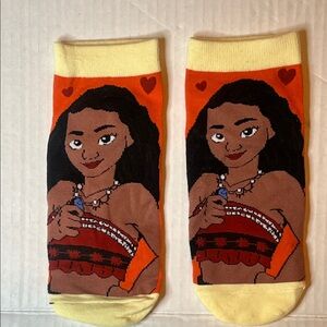 Disney Princess Moana Cotton Ankle Socks